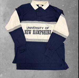 vintage nutmeg university Of New Hampshire Rugby Shirt